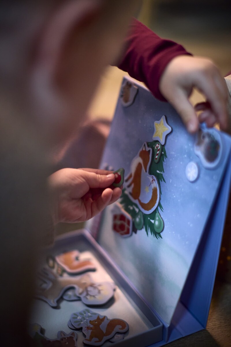 Filibabba - Magnetisk Legetøj Til Små Børn - Skovens Dyr - 38 Brikker