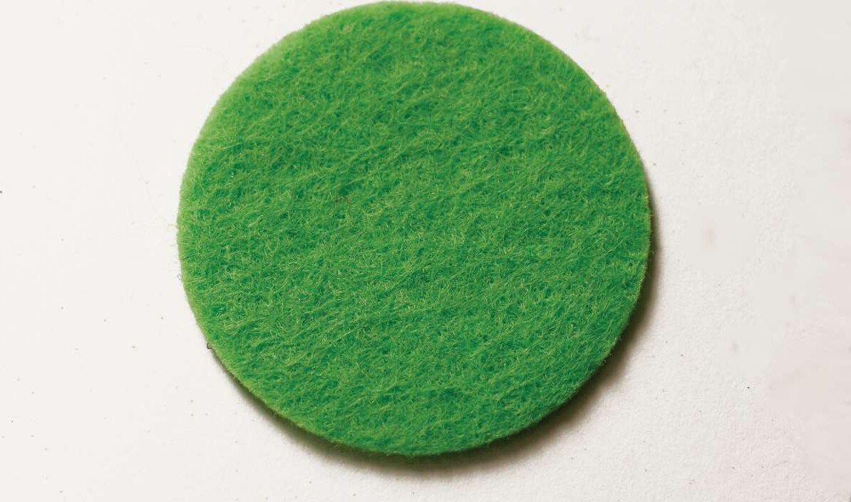 Filtrulle - Lysegrøn - Polyester Filt - 45 Cm X 5 M