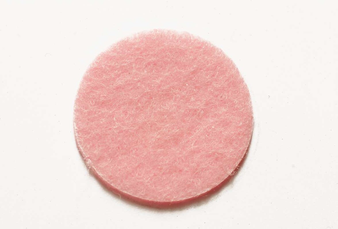 Filtrulle - Lyserød - Polyester Filt - 45 Cm X 5 M