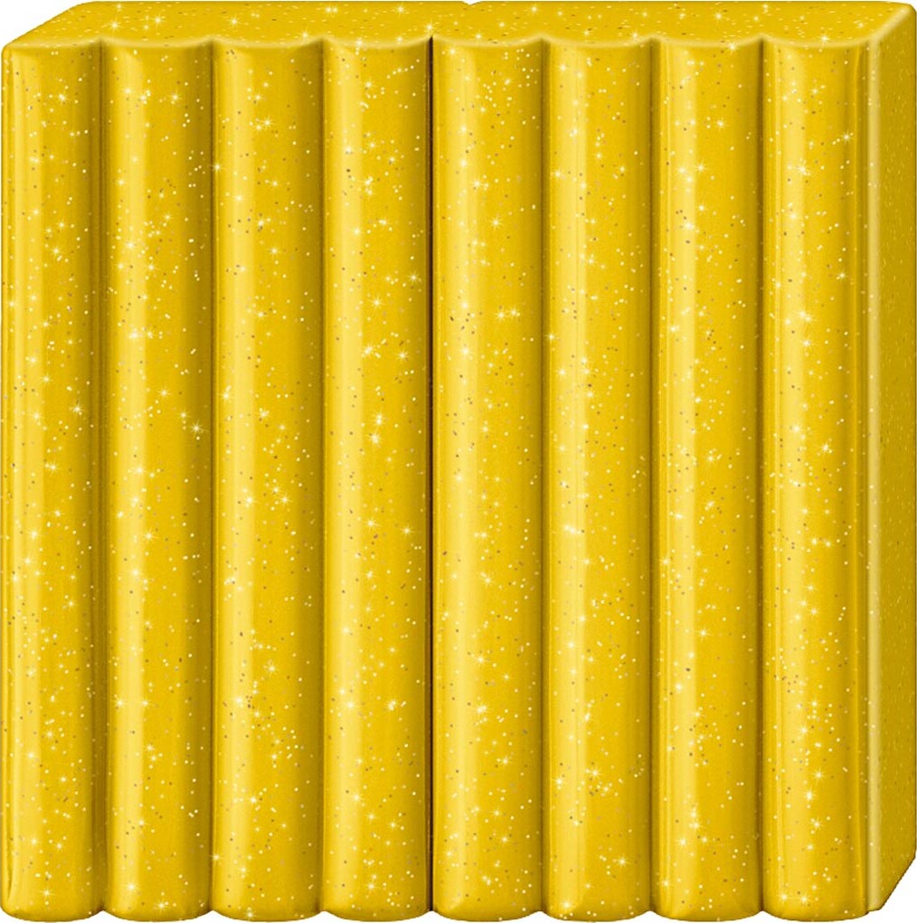 Fimo - Ler Til Ovn - Kids - Glitter - Guld - 42 G