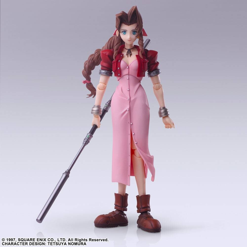 Final Fantasy Vii - Aerith Gainsborough Brings Arts Action Figure