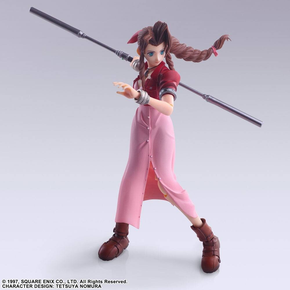 Final Fantasy Vii - Aerith Gainsborough Brings Arts Action Figure