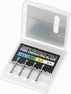 Tamiya - Fine Engraving Blade - 0 3 Mm - 74137