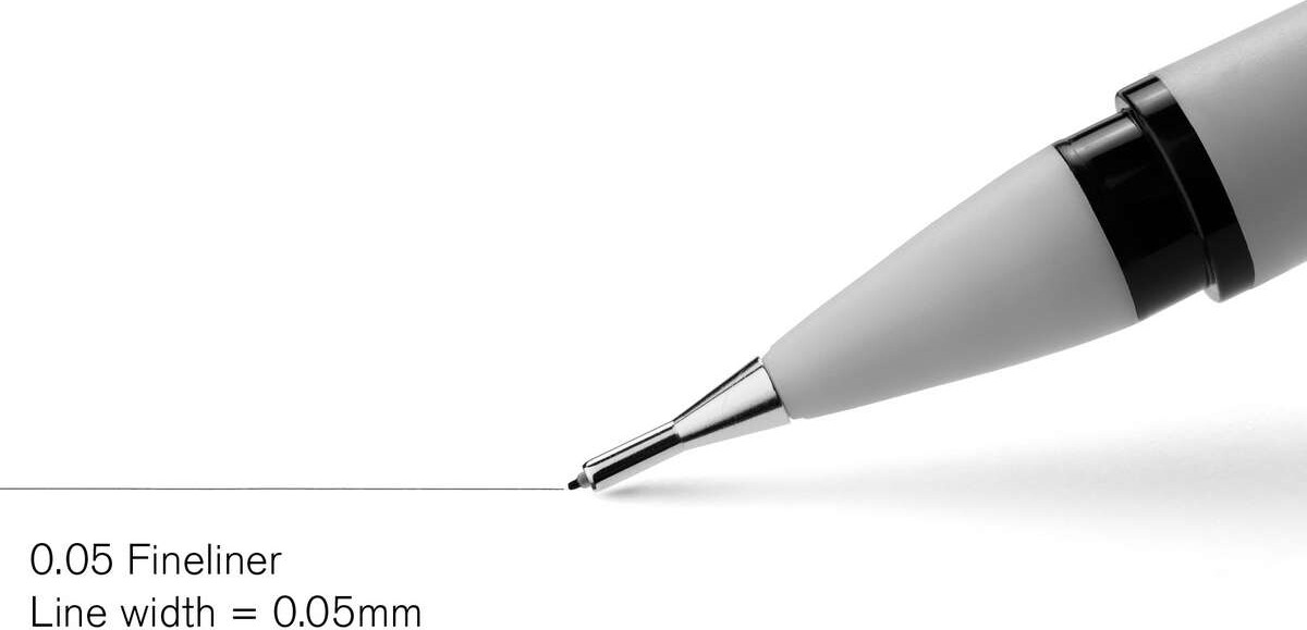 Winsor Newton - Fineliner Tusch - Sort - 005 Mm