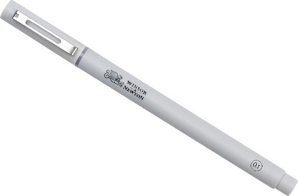 Winsor Newton - Fineliner Tusch - Kølig Grå - 0 1 Mm