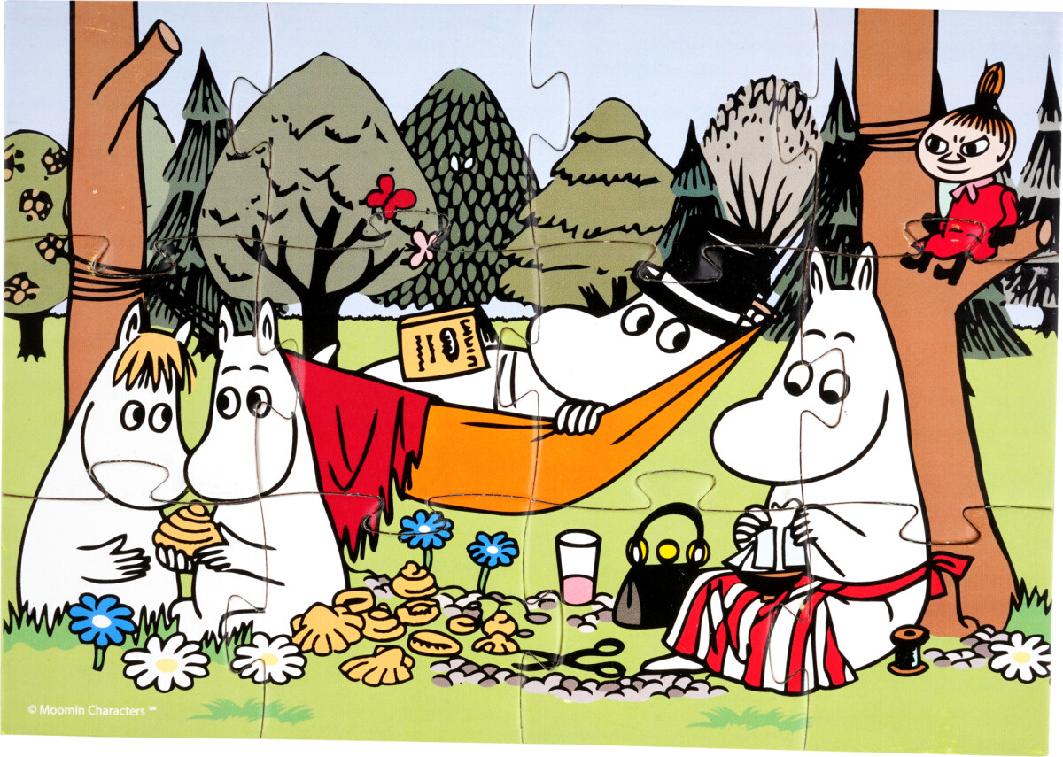 Mumitroldene Puslespil I Træ - 4 Stk