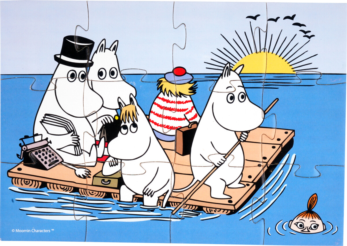 Mumitroldene Puslespil I Træ - 4 Stk