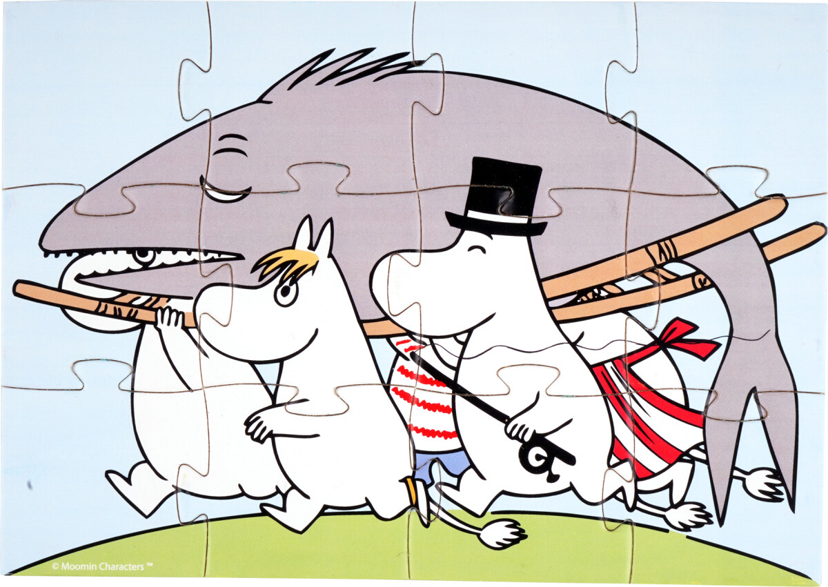 Mumitroldene Puslespil I Træ - 4 Stk