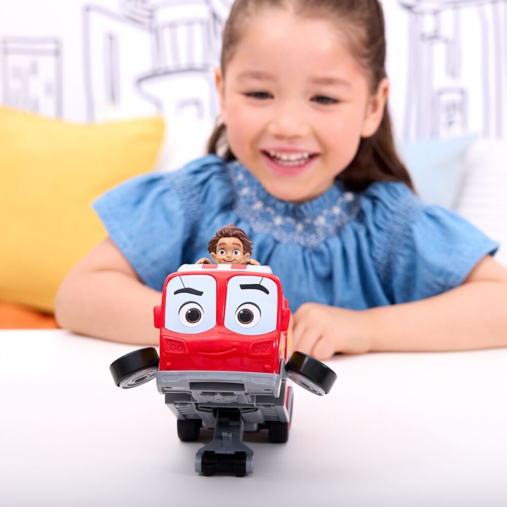 Disney Junior Firebuds - Legetøjs Brandbil - Race And Wheelie