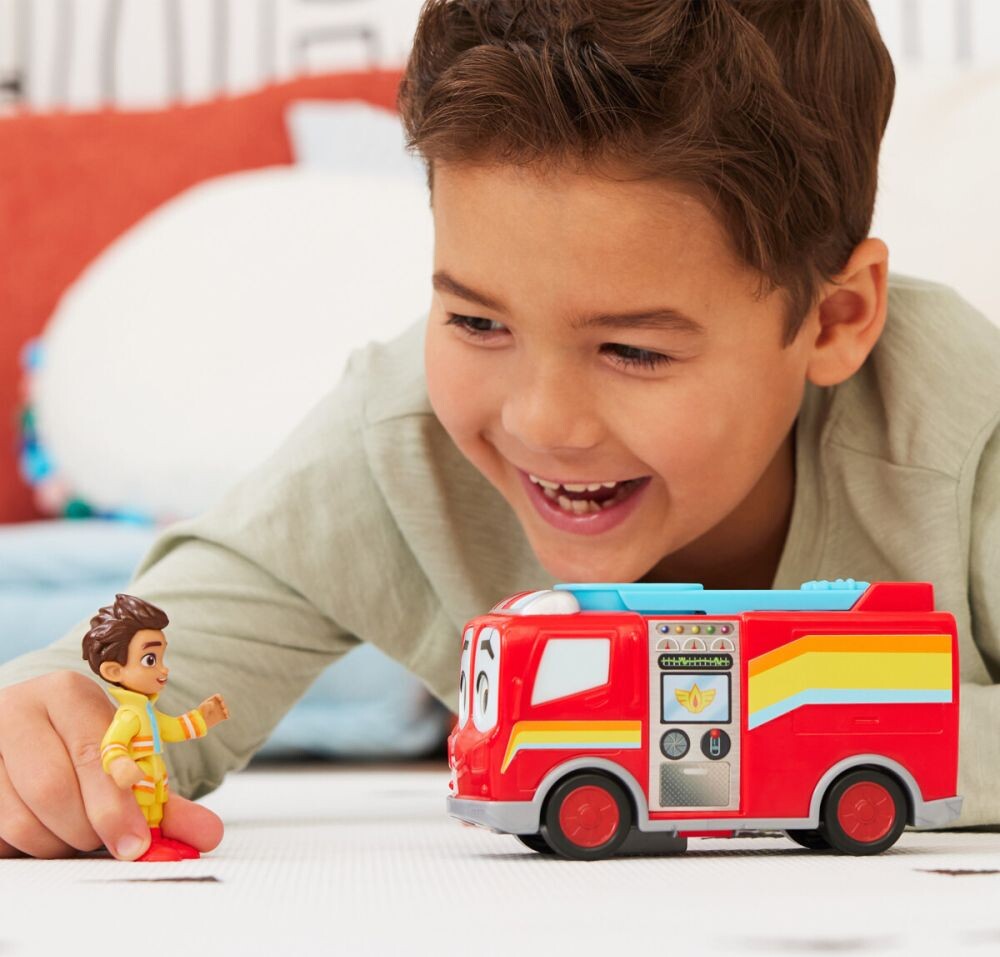 Disney Junior Firebuds - Legetøjs Brandbil - Bo And Flash