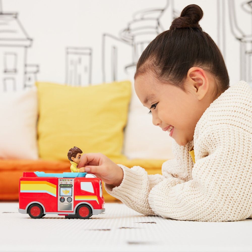 Disney Junior Firebuds - Legetøjs Brandbil - Bo And Flash