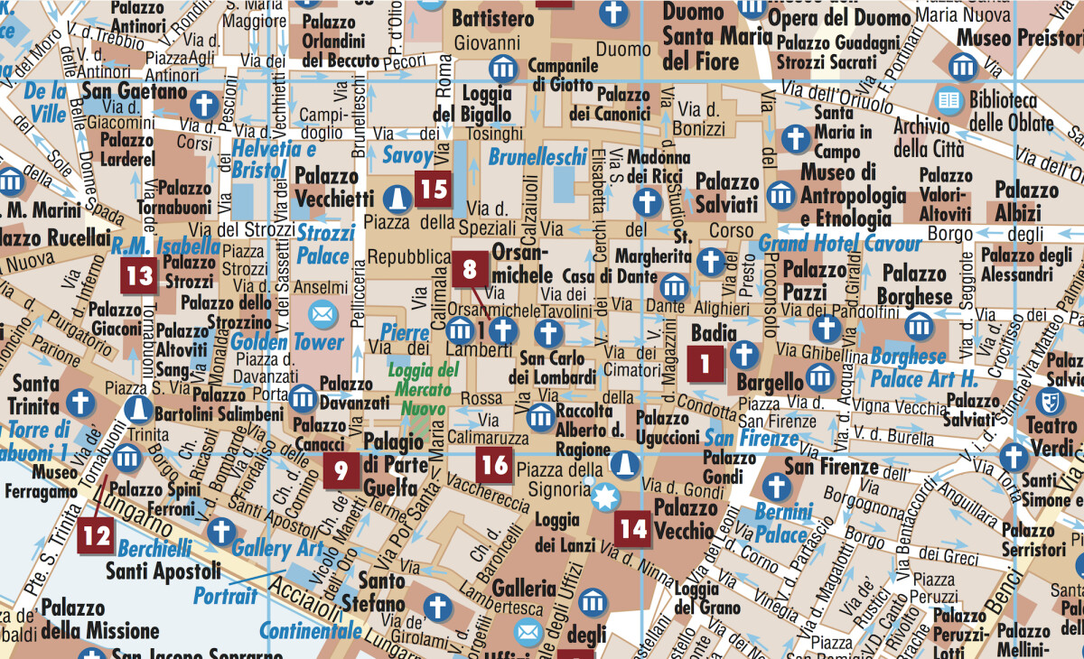 Firenze - Florence - Borch Maps