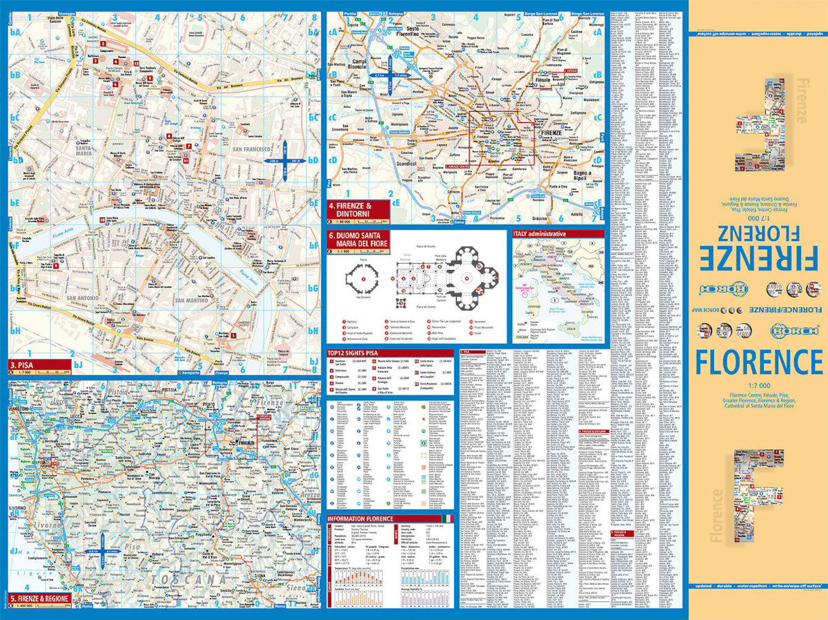 Firenze - Florence - Borch Maps