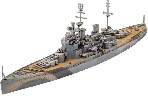Revell - First Diorama Bismarck Battle Byggesæt - Level 3 - 05668