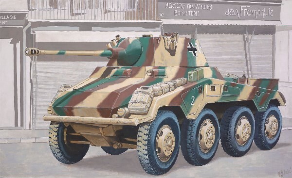 Revell - Sdkfz 2342 Tank Byggesæt - First Diorama - 1 76 - 03298