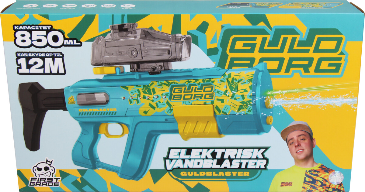 Firstgrade - Elektronisk Vandpistol - Guldborg