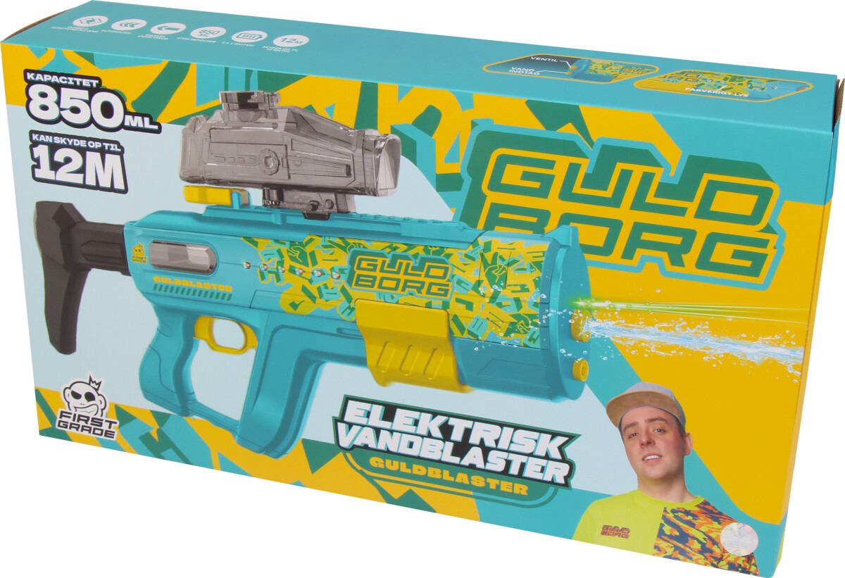 Firstgrade - Elektronisk Vandpistol - Guldborg