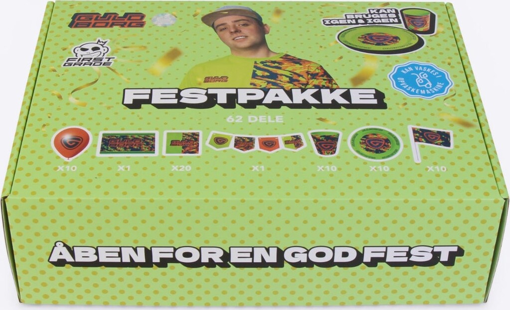 Firstgrade - Partykit 10 Pack - Guldborg