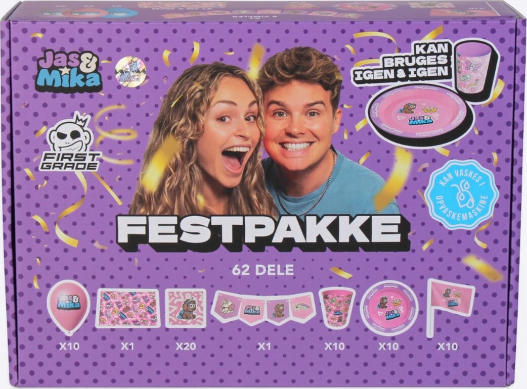 Firstgrade - Partykit 10 Pack - Jas Mika