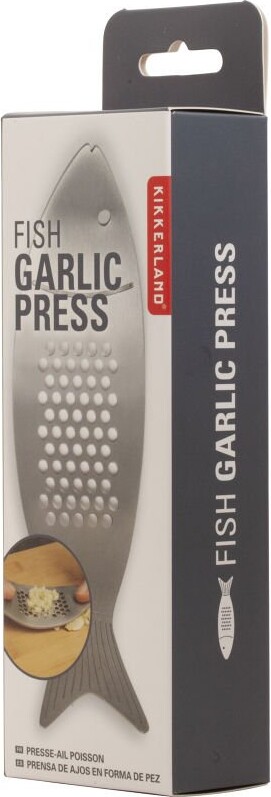 Kikkerland - Hvidløgspresser - Fisk - Stål