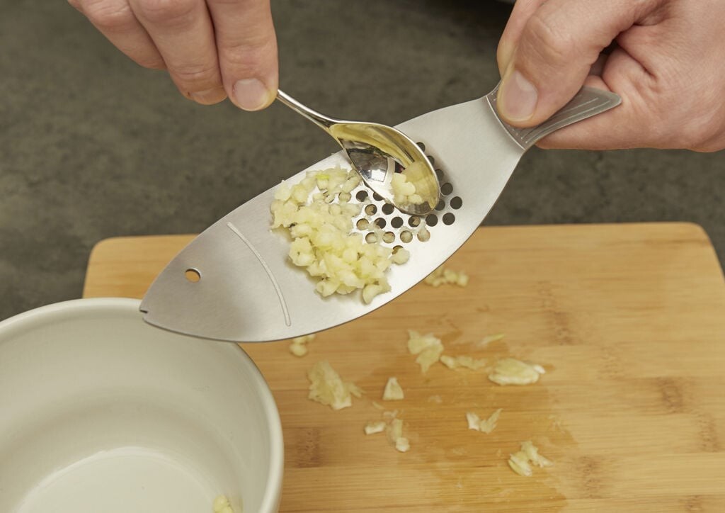 Kikkerland - Hvidløgspresser - Fisk - Stål