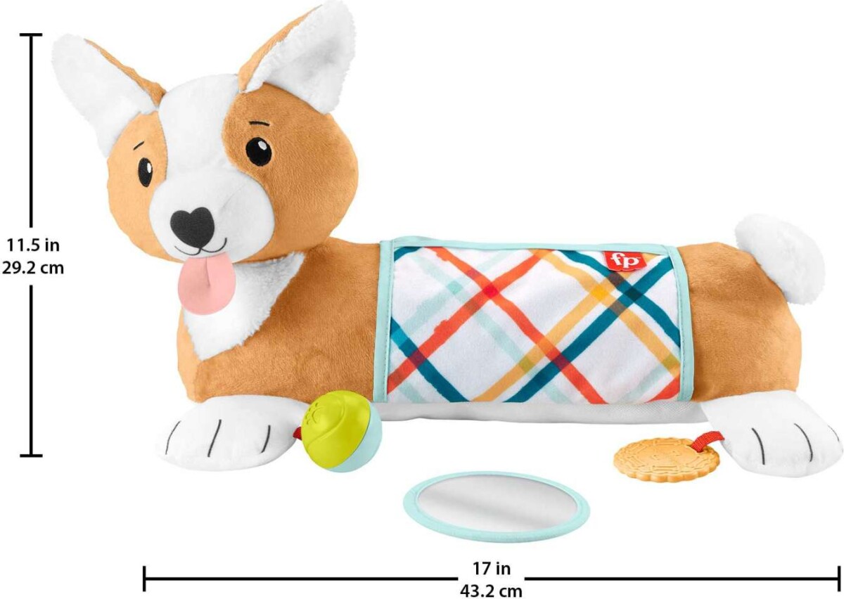 Fisher Price - Aktivitetsbamse - Hvalp - Puppy Tummy Wedge