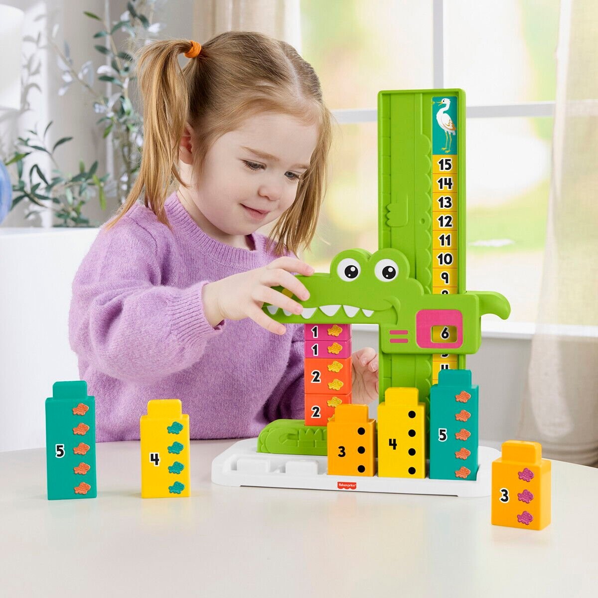 Fisher-Price - Adding Alligator - Læringslegetøj