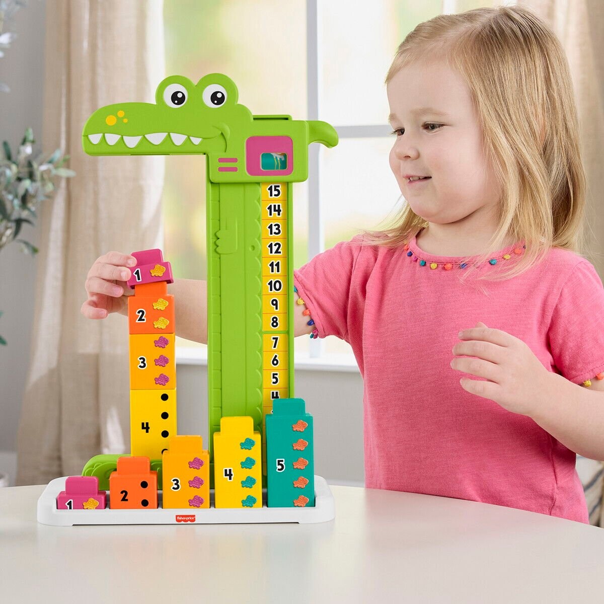 Fisher-Price - Adding Alligator - Læringslegetøj