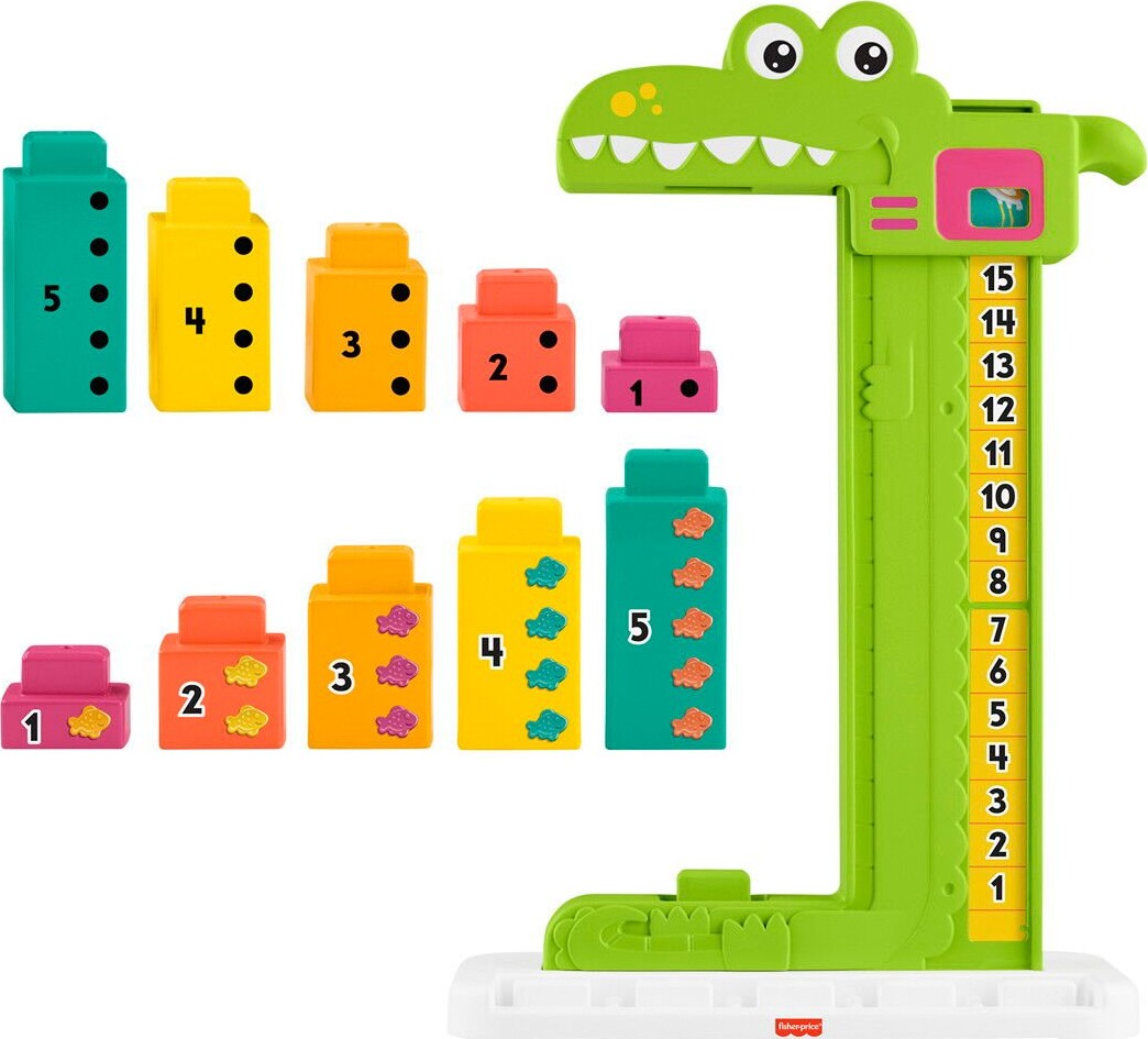 Fisher-Price - Adding Alligator - Læringslegetøj
