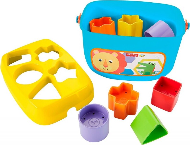 Fisher-Price - Puttekasse - Babys Første Klodser - 10 Klodser