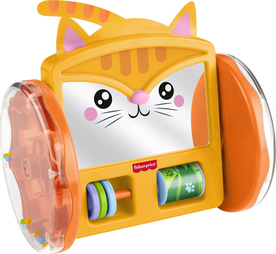 Fisher-Price - Pets Crawl-After Kitty Mirror - Aktivitetsspejl