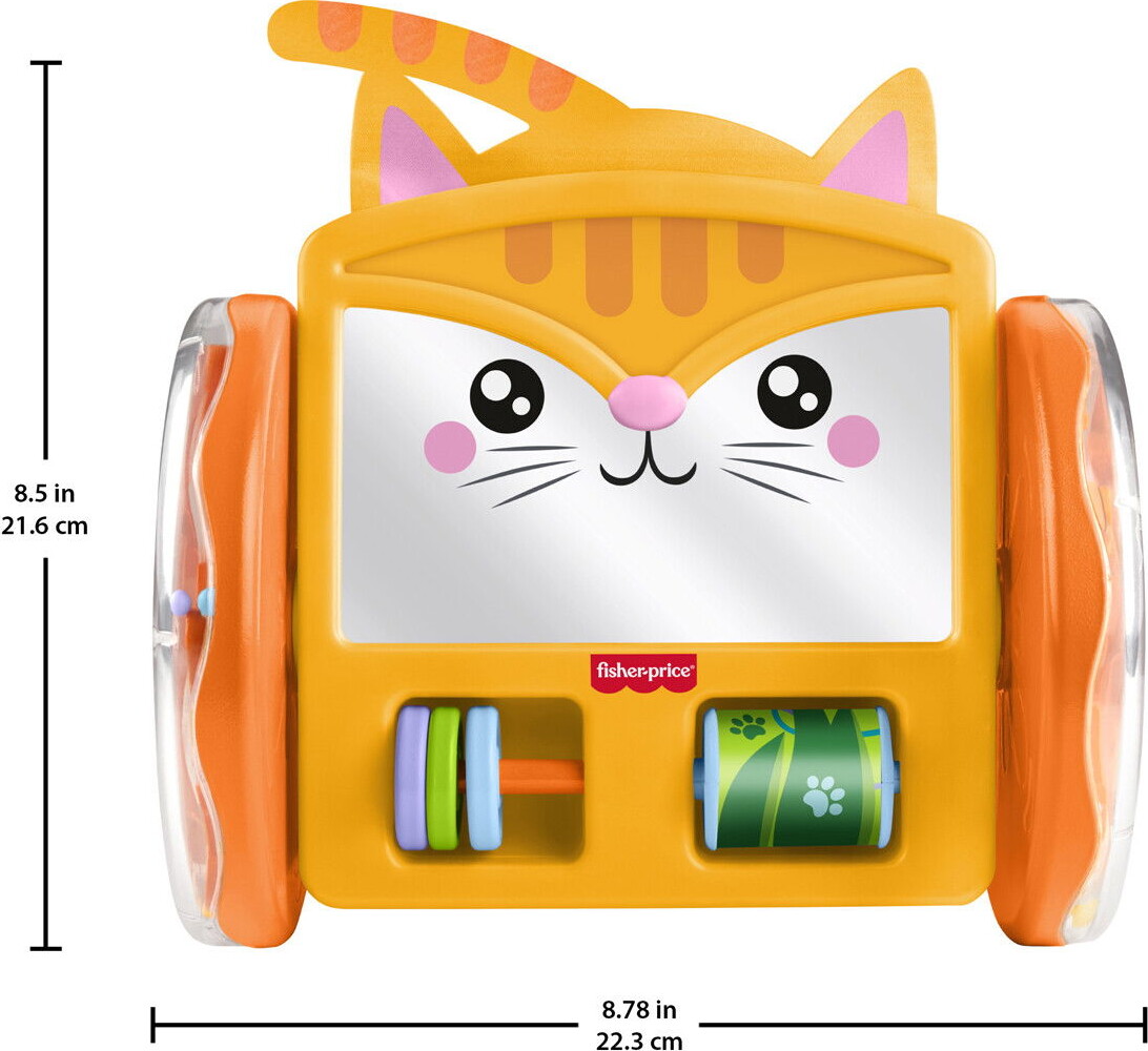 Fisher-Price - Pets Crawl-After Kitty Mirror - Aktivitetsspejl