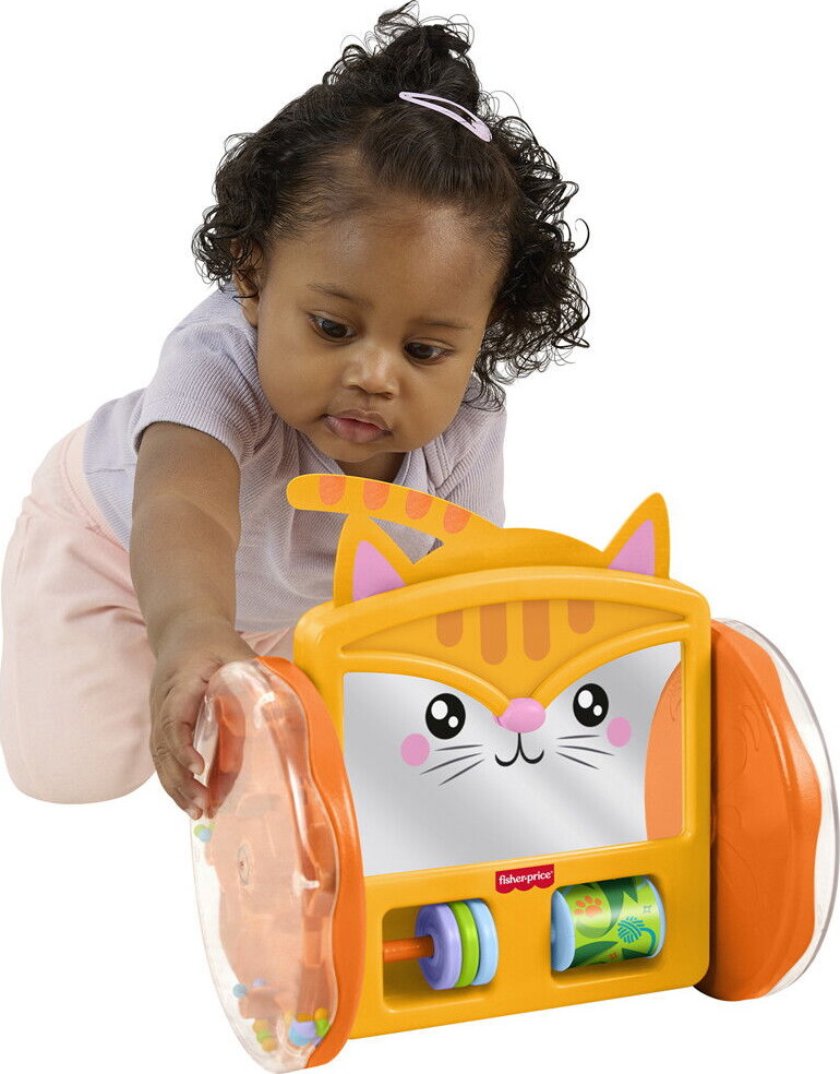 Fisher-Price - Pets Crawl-After Kitty Mirror - Aktivitetsspejl