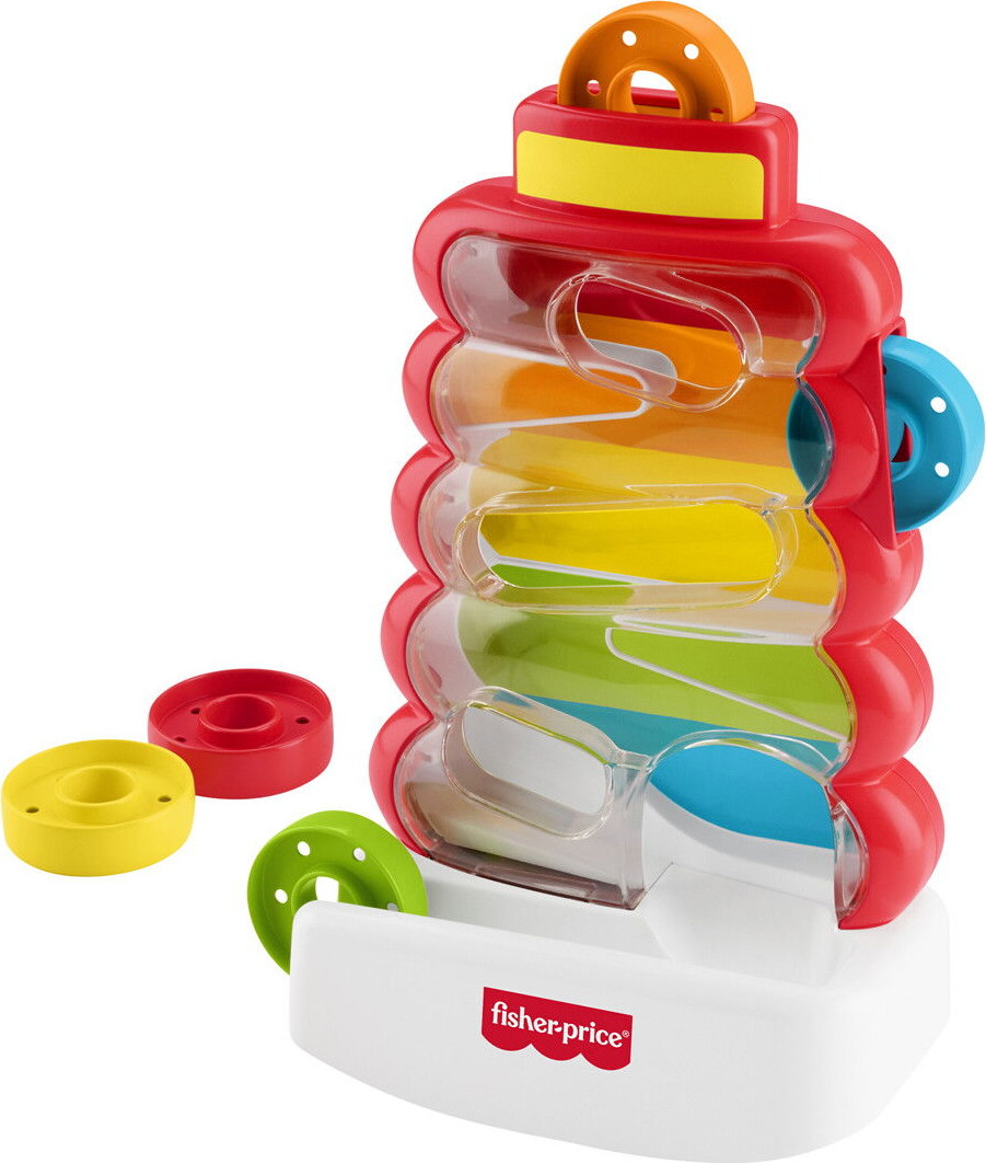 Fisher-Price - Drop Through Rock-A-Stack - Møntfald Stabeltårn