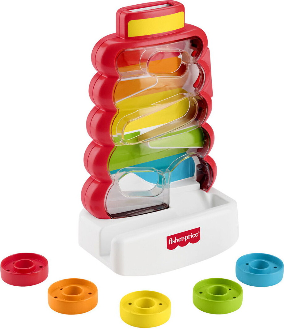 Fisher-Price - Drop Through Rock-A-Stack - Møntfald Stabeltårn