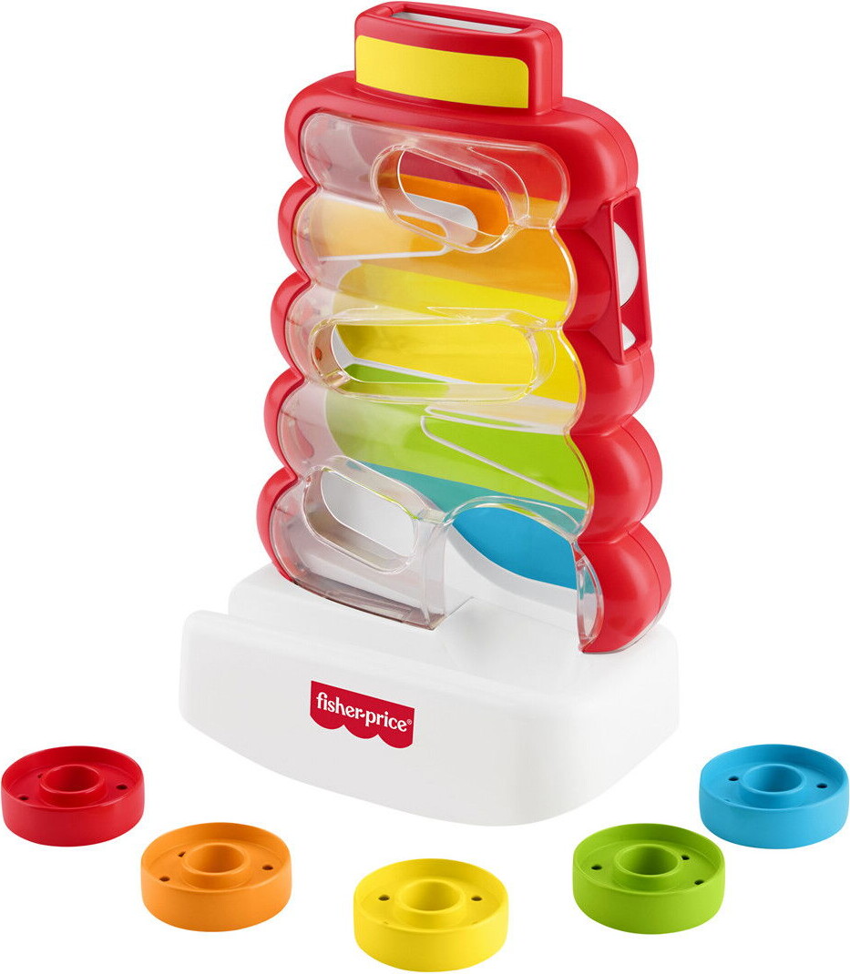 Fisher-Price - Drop Through Rock-A-Stack - Møntfald Stabeltårn