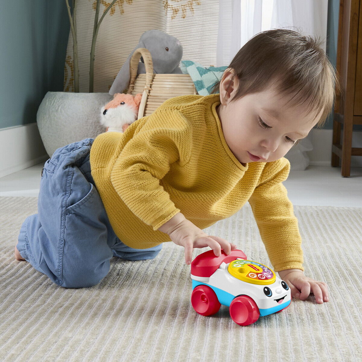 Fisher-Price - Chatter Telephone Vehicle - Telefon Legetøj