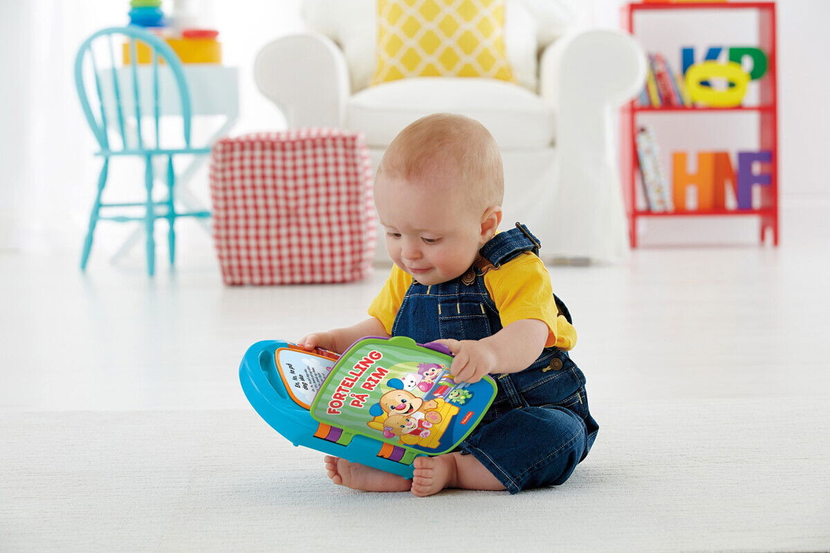 Fisher-Price - Fortælling På Rim - Interaktiv Bog - Laugh Learn