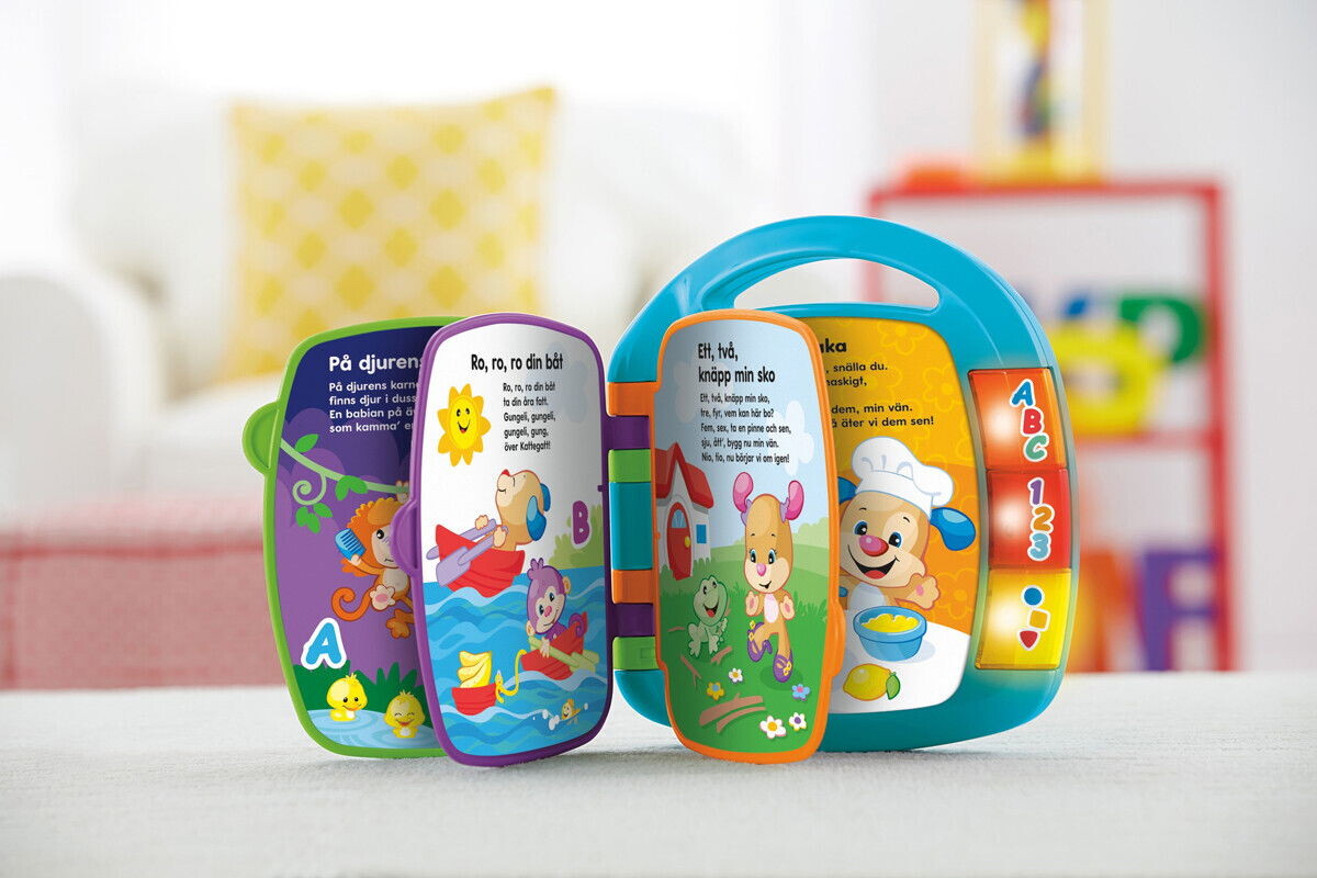 Fisher-Price - Nu Rimer Vi - Interaktiv Bog - Laugh Learn