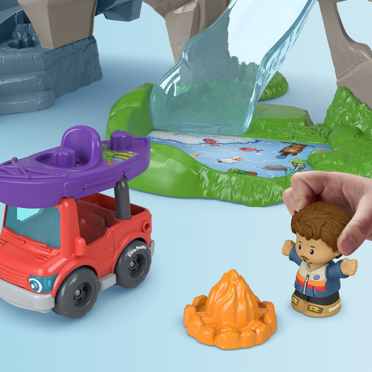 Fisher-Price - Little People - Lets Go Mountain Adventure Playset