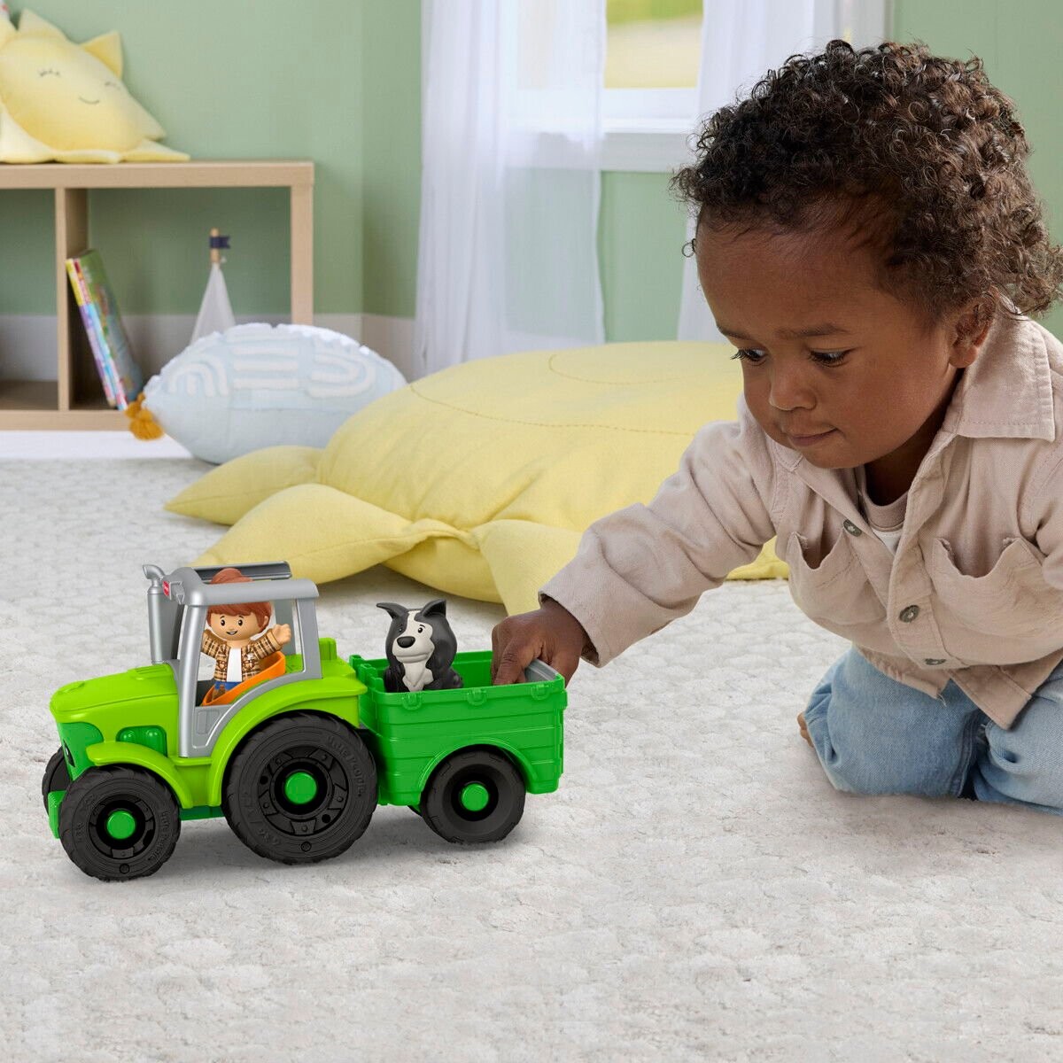 Fisher Price Little People - Traktor Med Figurer