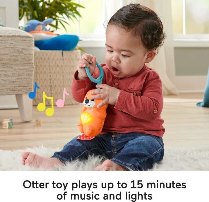 Fisher Price - Aktivitetstæppe Med Musik - Glow And Grow Gym