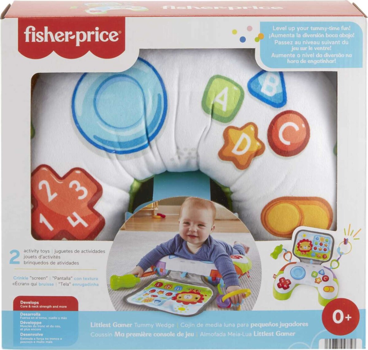 Fisher-Price - Littlest Gamer Tummy Wedge - Mattel Hgb89