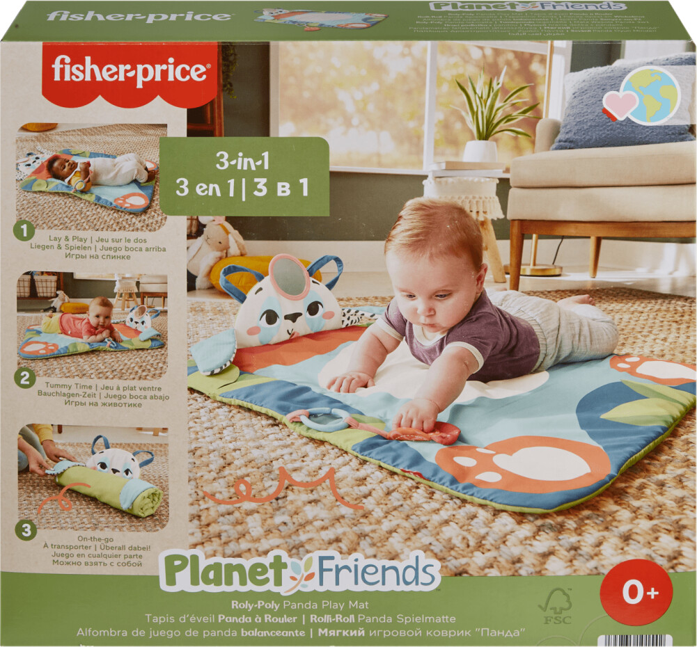 Fisher Price Newborn - Roly-poly Panda Play Mat - Hkd65 | Se tilbud og ...