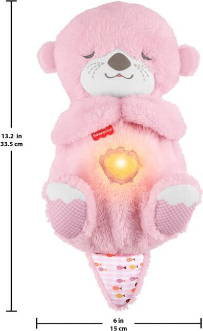 Fisher-Price - Soothe N Snuggle Otter - Aktivitetsbamse Odder