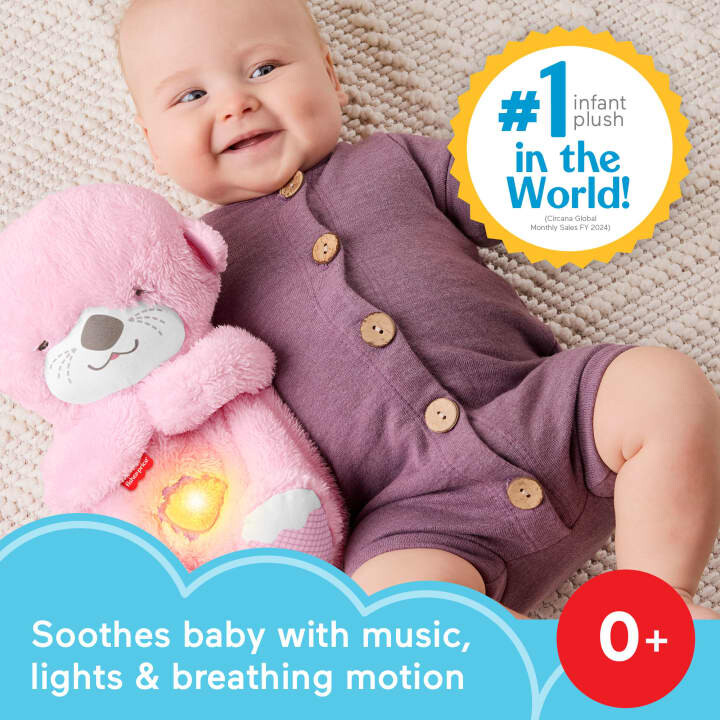 Fisher-Price - Soothe N Snuggle Otter - Aktivitetsbamse Odder