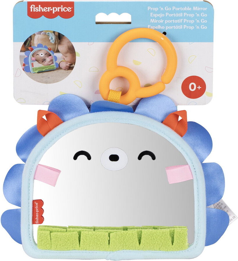 Fisher-Price - Prop N Go Portable Mirror - Aktivitetsspejl Pindsvin