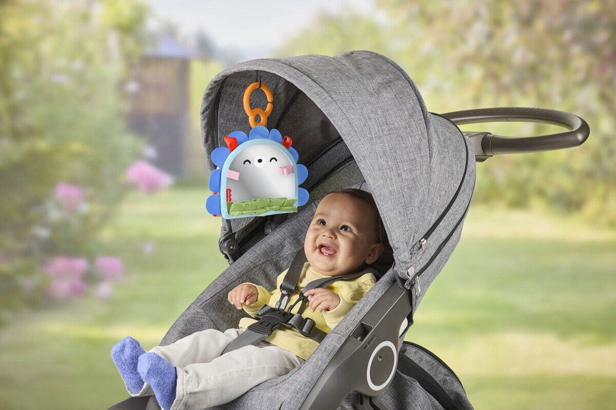 Fisher-Price - Prop N Go Portable Mirror - Aktivitetsspejl Pindsvin