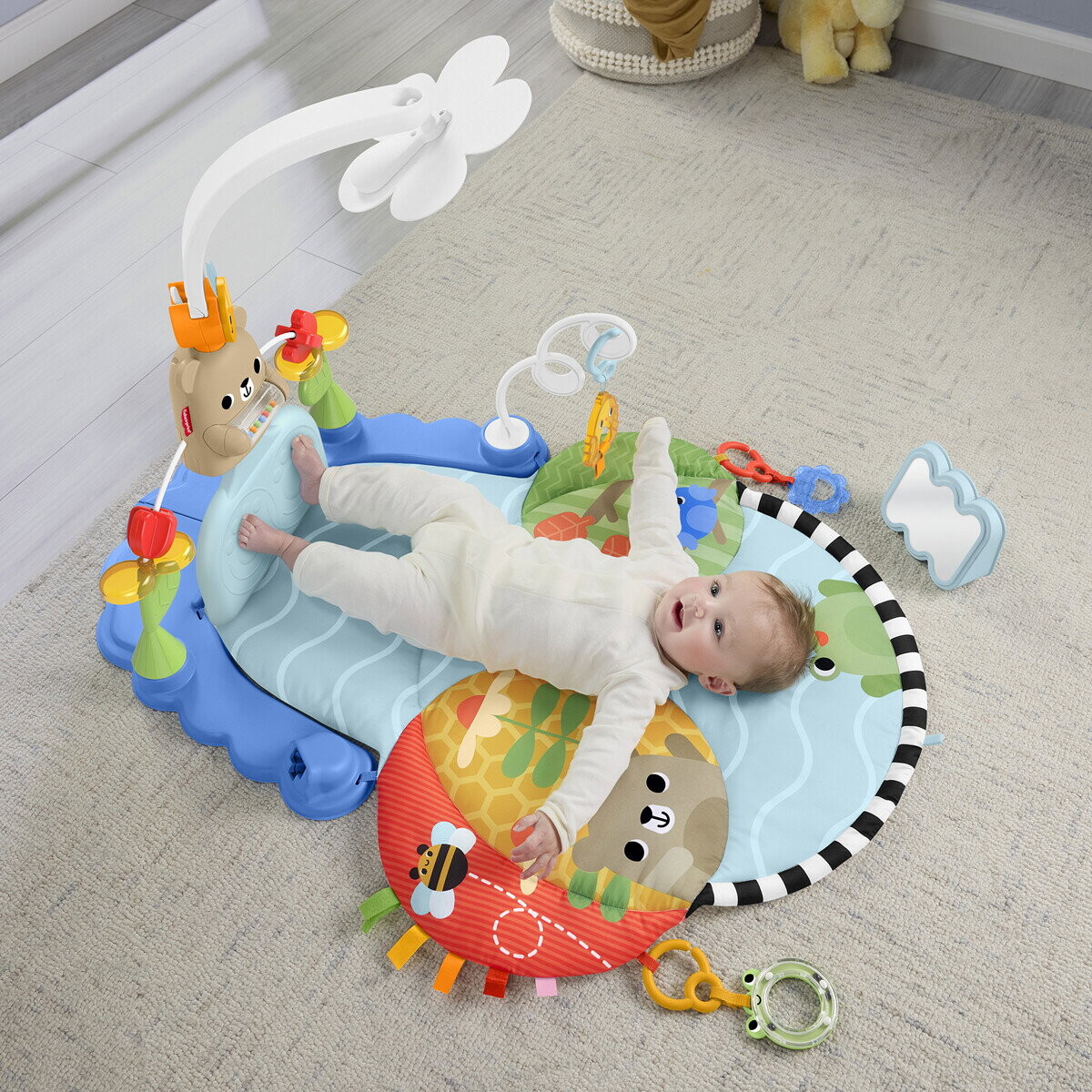 Fisher-Price - 3-In-1 Kick Sway Activity Gym - Aktivitetstæppe