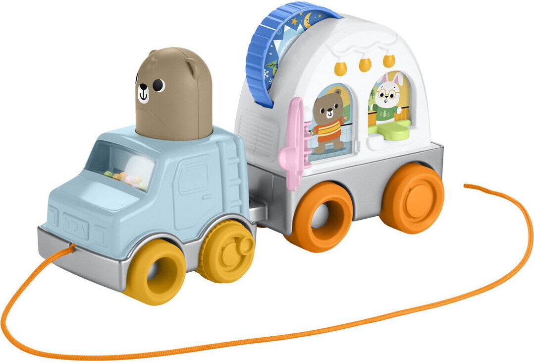 Fisher-Price - Friendship Forest Pull-Along Camper - Aktivitetsbil